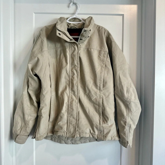 Outback Trading Co Women’s Gold Cup Winter Ski Jacket Cream Size XL - Picture 1 of 5